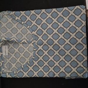 Brand New Harbor & Haven Blue Lattice Hospital Gown